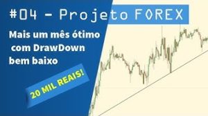 04 - Projeto FOREX Mais um mês ótimo com DrawDown bem baixo